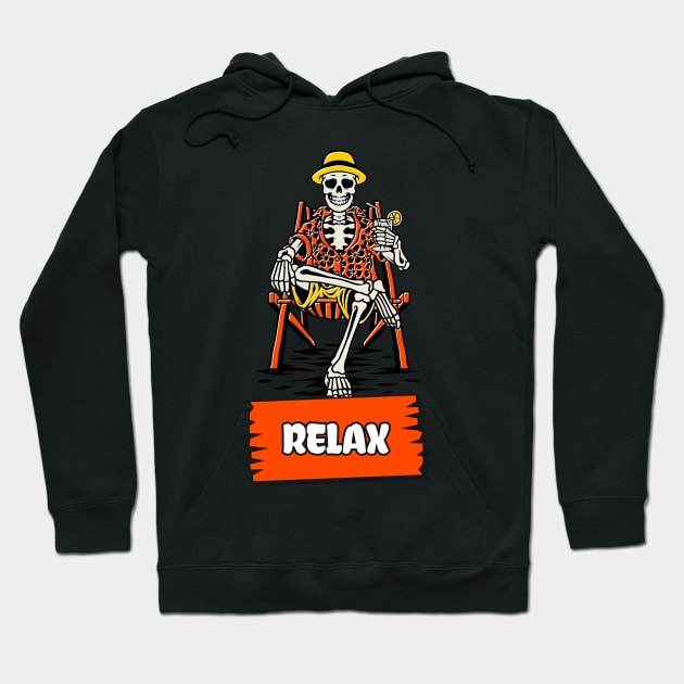 Relax Skeleton Hoodie by Z1